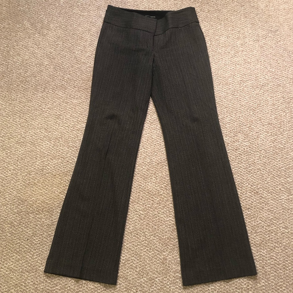 3/$20 Bootcut express patterned dress pants